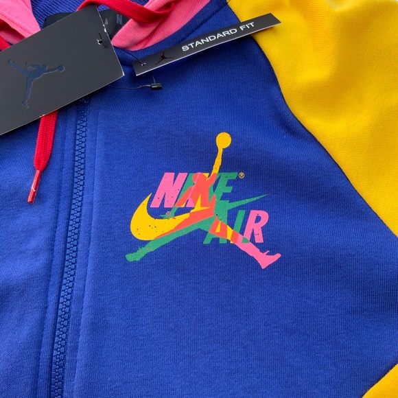 Nike Air Men's Hoodie Jacket Zip CV7402-495 - Picture 3 of 4